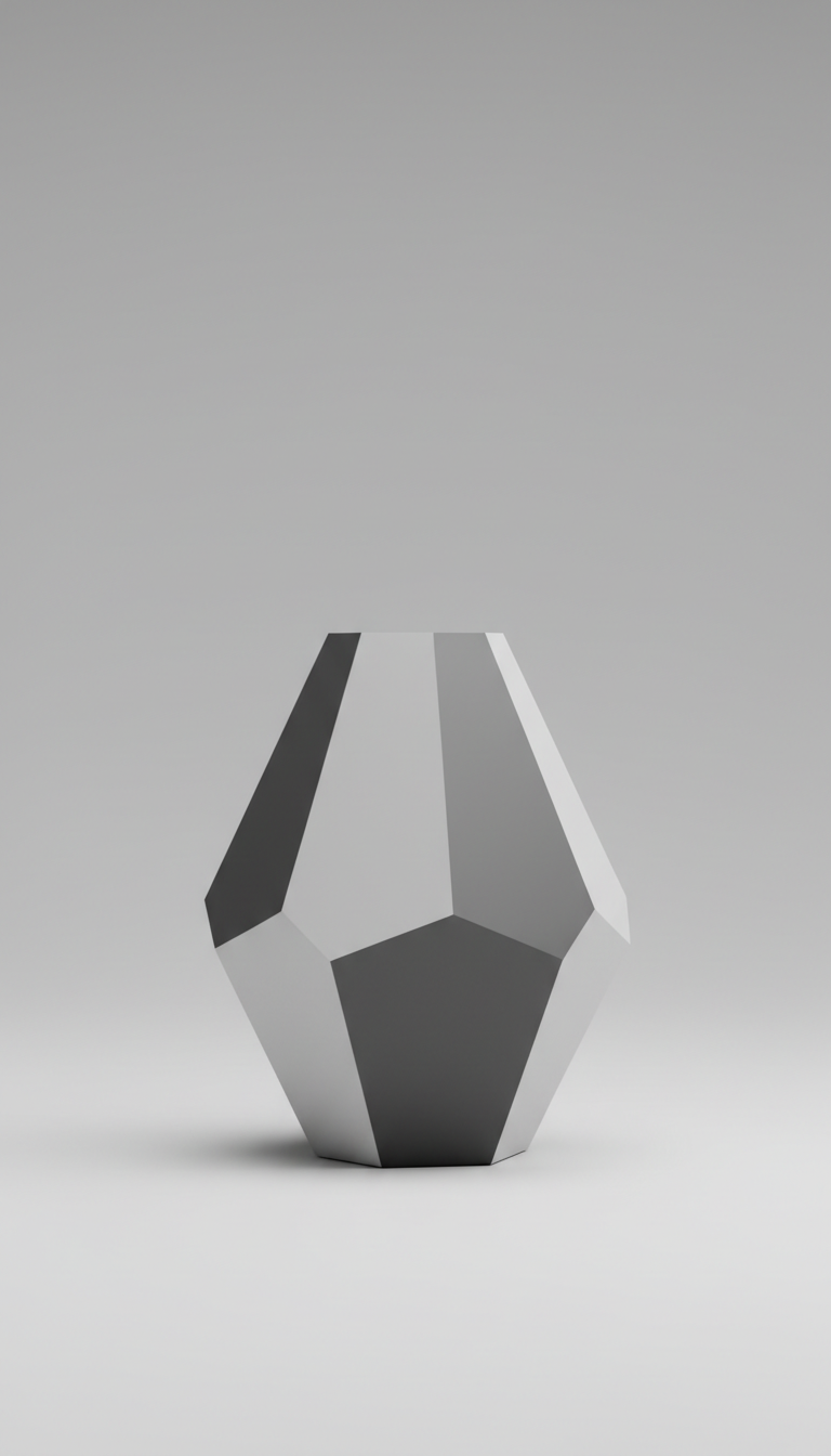 Geometric Tabletop Vase
