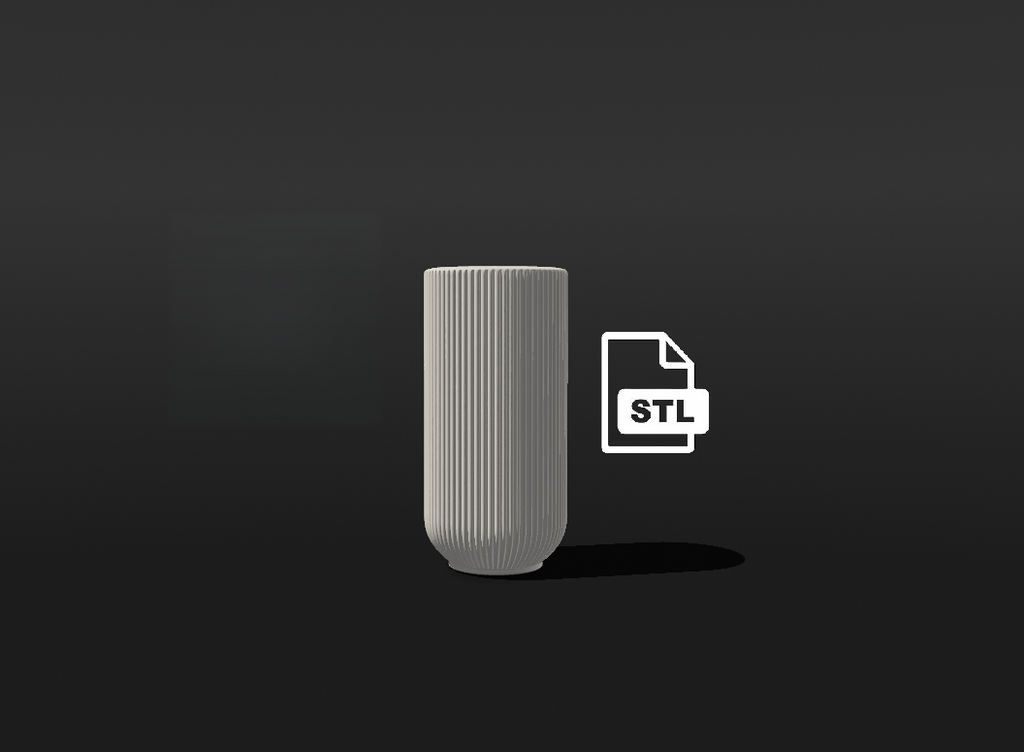 Minimalist Vase Decor Piece – 3D Print File (STL)