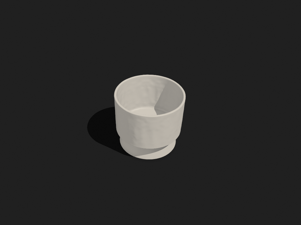 Studio Cylinder Planter – 3D Print File (STL)