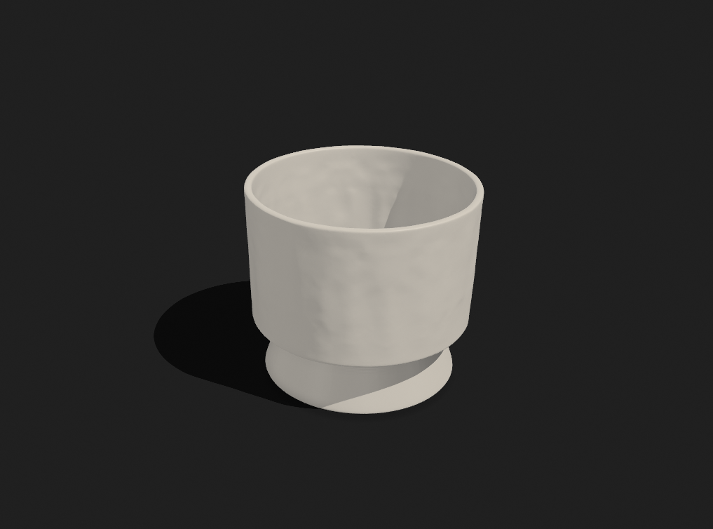 Studio Cylinder Planter – 3D Print File (STL)
